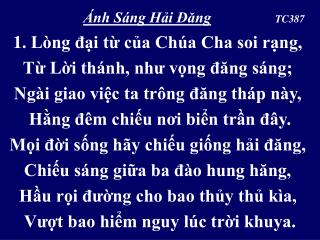 Ánh Sáng Hải Ðăng