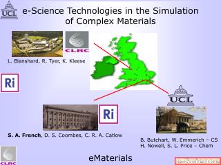 e-Science Technologies in the Simulation of Complex Materials