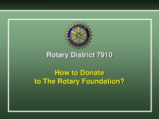 Rotary District 7910