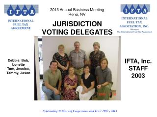 JURISDICTION VOTING DELEGATES