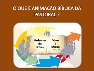 O QUE É ANIMACÃO BÍBLICA DA PASTORAL ?