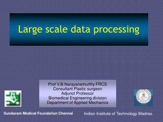 Large scale data processing