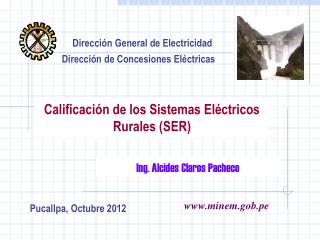 Calificación de los Sistemas Eléctricos Rurales (SER)