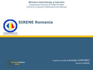SIRENE Romania