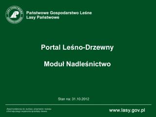 Portal Leśno-Drzewny Moduł Nadleśnictwo