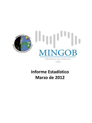 Informe Estadístico Marzo de 2012