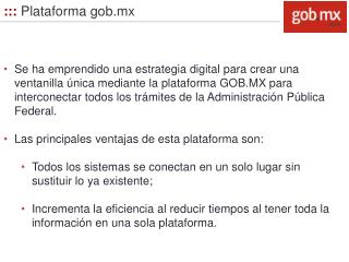 ::: Plataforma gob.mx