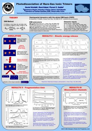 RESULTS I - Kinetic energy release