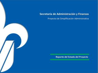 Secretaría de Administración y Finanzas