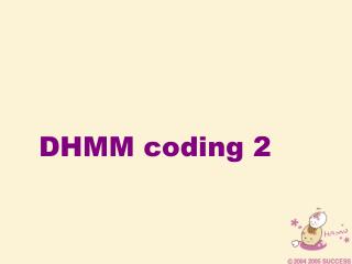 DHMM coding 2