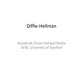 Diffie-Hellman