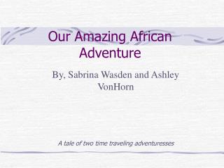 Our Amazing African Adventure