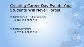 Creating Career Day Events Your Students Will Never Forget