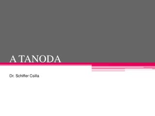 A TANODA