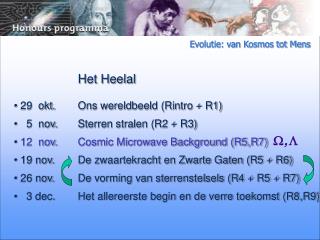 Evolutie: van Kosmos tot Mens