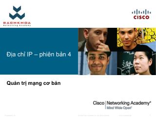 Địa chỉ IP – phiên bản 4