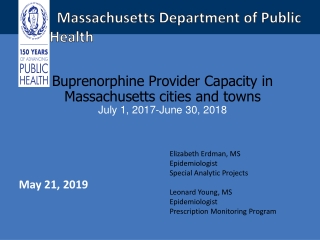 Buprenorphine Provider Capacity in Massachusetts cities and towns July 1, 2017-June 30, 2018