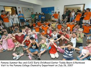 Pomona Summer Rec and CUCC Early Childhood Center Teddy Bears & Rainbows