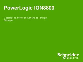 PowerLogic ION8800