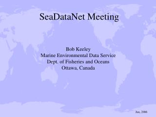 SeaDataNet Meeting