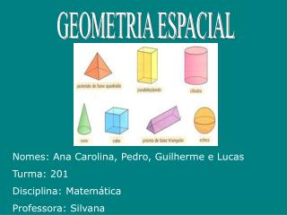 GEOMETRIA ESPACIAL