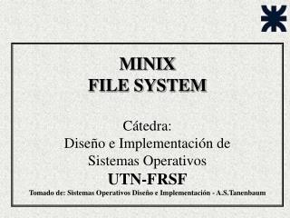 Estructura de MINIX