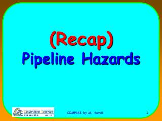 (Recap) Pipeline Hazards