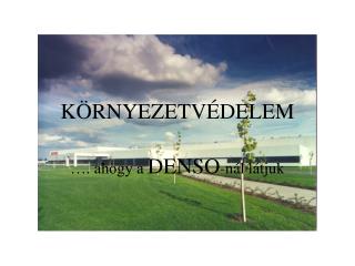 KÖRNYEZETVÉDELEM