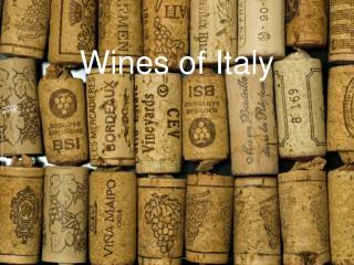 Wines of Italy