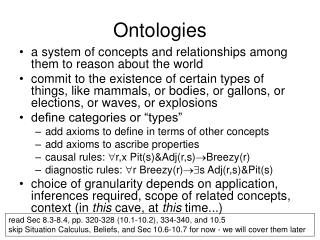 Ontologies