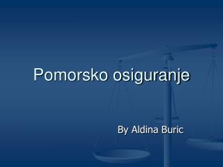 Pomorsko osiguranje