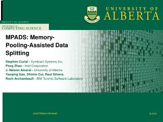 MPADS: Memory-Pooling-Assisted Data Splitting