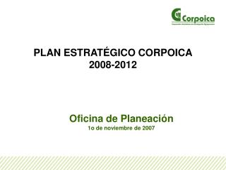 PLAN ESTRATÉGICO CORPOICA 2008-2012