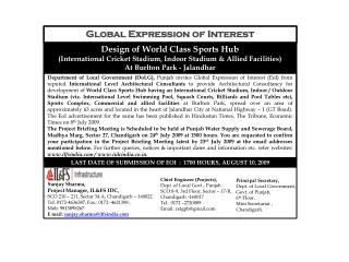 Global Expression of Interest
