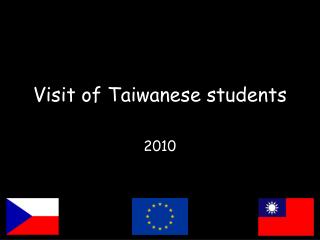 Visit of Taiwanese students