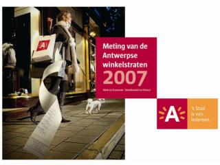 Meting van de Antwerpse winkelstraten 2007 inleiding
