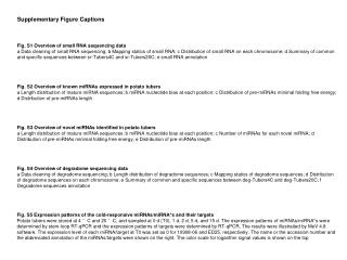 Fig. S1 Overview of small RNA sequencing data