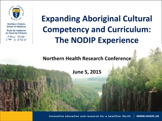 Expanding Aboriginal Cultural Competency and Curriculum : The NODIP Experience