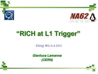 “RICH at L1 Trigger”