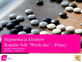 Segmentacja klientów Kopalni Soli &quot;Wieliczka&quot; - Polacy