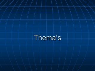 Thema’s