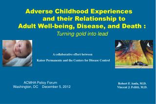 Adverse Childhood Experiences and their Relationship to