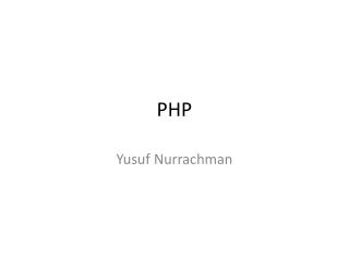 PHP