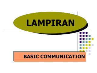 BASIC COMMUNICATION