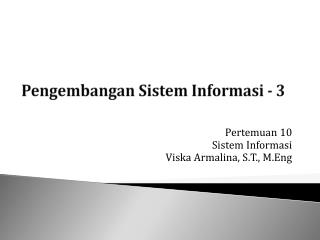 Pengembangan Sistem Informasi - 3