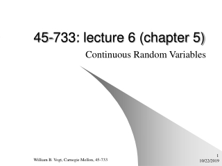45-733: lecture 6 (chapter 5)