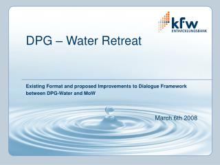 DPG – Water Retreat