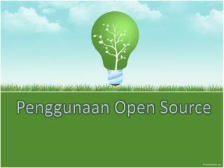 Penggunaan Open Source