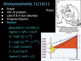 Announcements 11/14/11