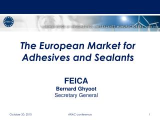 The European Market for Adhesives and Sealants